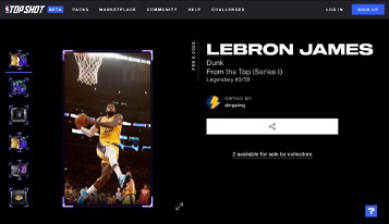 Topshot Website Lebron James NFTs Arts Copyright Laws in Malaysia